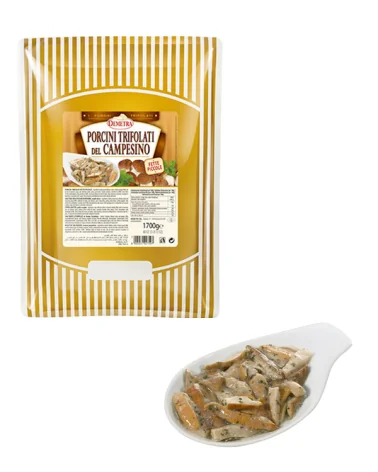 Sautéed Porcini Mushrooms Fett-pic Campesino Demetra 1.7 Kg