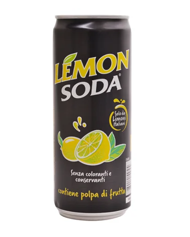 Lemonsoda Sleek Can 0.33 Lt - 24 Pieces