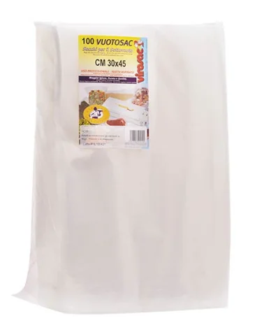 Goffr.virosac Vacuum Bag 30x45 Cm, 100 Pieces.