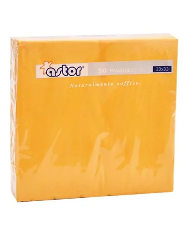 Maize Yellow Napkins 2ply Astor 33x33 Cm 50 Pieces