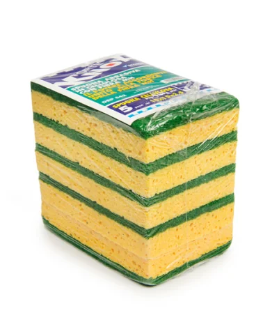 Cell+abrasive Sponge 10x15 Cm Arcasa 5 Pieces