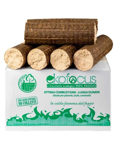 Pure Beech Wood Log Ekofocus 20 Kg