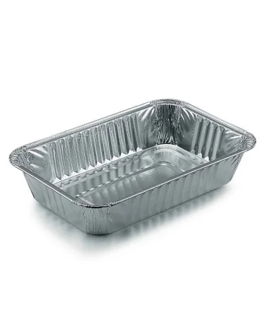 Aluminum Tray 2-p H3.8 Cm 21x14 Pcs 100