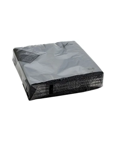 Black Napkins 2-ply Infibra 40x40 Cm 50 Pieces