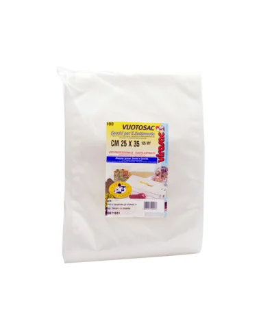 Goffr.virosac Vacuum Bag 25x35 Cm 100 Pieces