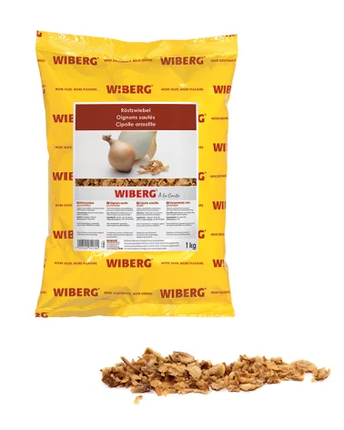 Wiberg Roasted Chopped Onions Bag 1 Kg