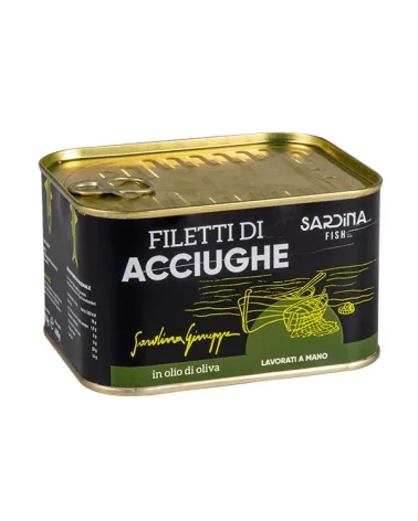 Anchovy Fillets In Olive Oil Med Tin S.fish 720g