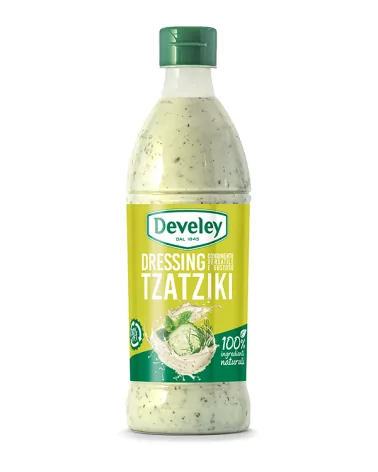 Develey Tzatziki 沙拉酱 500 毫升宠物瓶