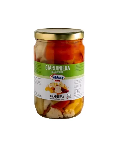 瓦尔多拉精选100%意大利产酸甜腌菜瓶装1.55千克