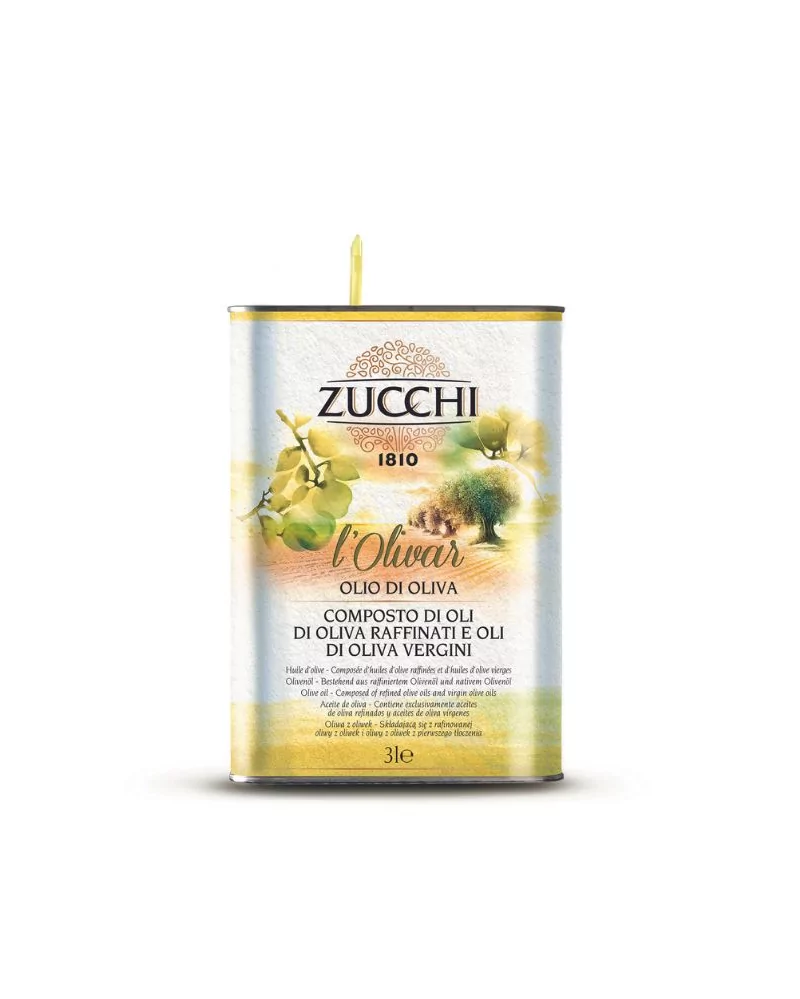 橄榄油 L'olivar 拉丁 Zucchi 3升罐装