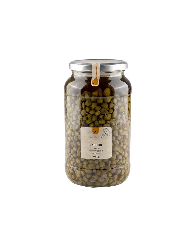 酸豆4-8（皮克规格）100%意大利原产特级初榨橄榄油950克