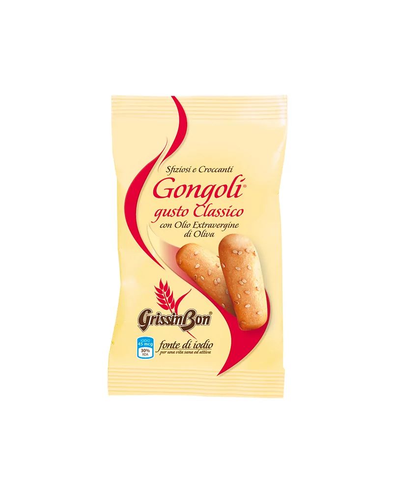 Gongoli 橄榄油 E.v.o. 瓶装 10 克 Grissin Bon 饼干 150 片