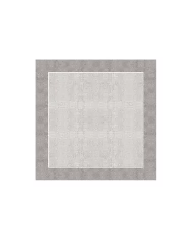 贝拉吉奥品牌airlaid制造的灰色桌布，尺寸为1x1米，每包100件