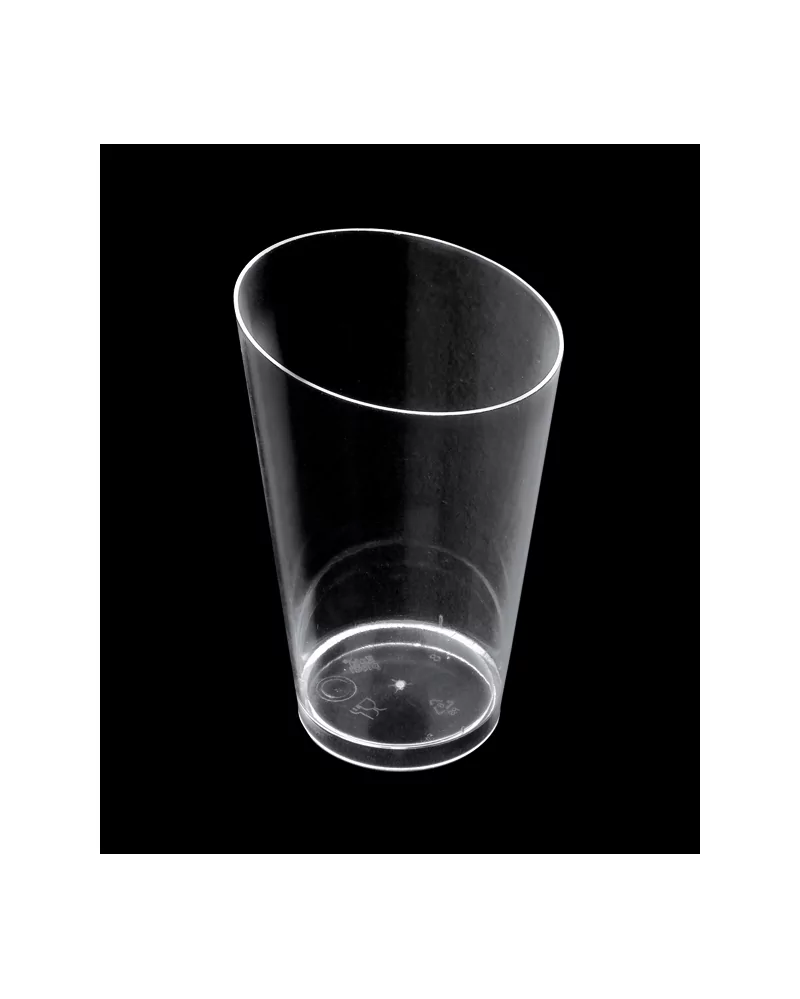 高圆锥形透明杯 70毫升 25件