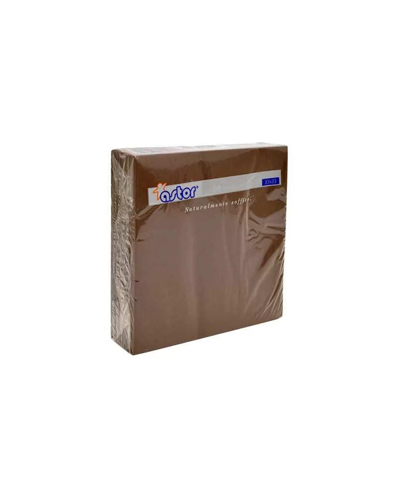 棕色餐巾纸 2v.astor 尺寸33x33 单位50片
