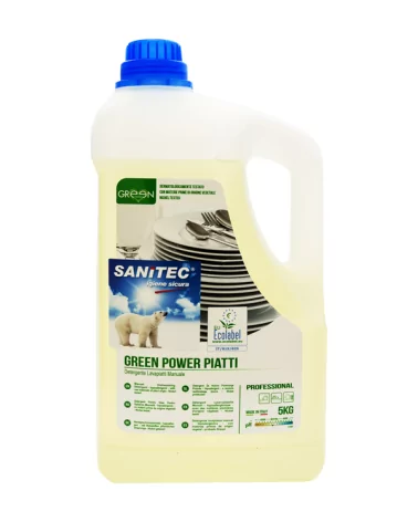 绿色动力环保标签3104 Sanitec公斤5的盘子