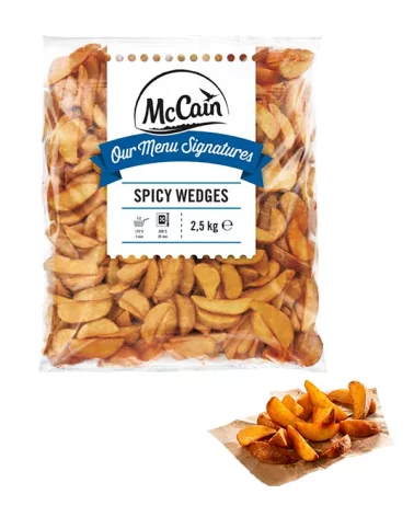 Mccain C-bucc C-spice Potato Wedges 2.5 Kg