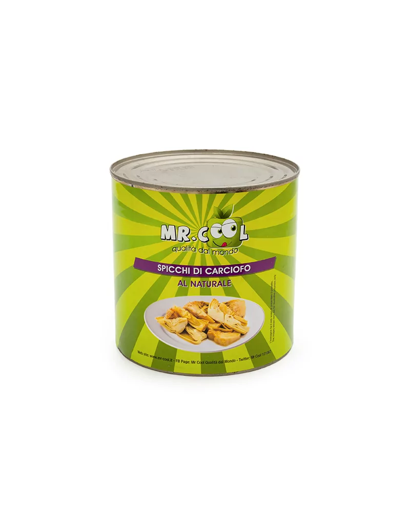 Artichokes Natural Slices In Tin 3 Kg