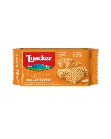 Loacker Peanut Butter 45 Grams 25 Pieces