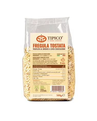 Toasted Fregula Bronze-die Typical 500g