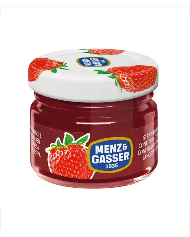 Extra Strawberry Jam Portion 28g Glass Jar M. Eg. Pack Of 48