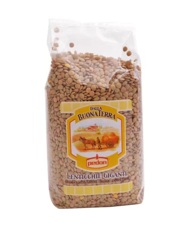 Giant Dried Lentils From Buona Terra 1 Kg
