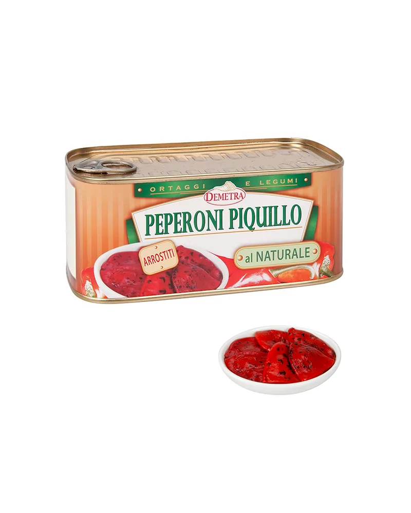 Demetra Roasted Piquillo Peppers Nat 720 Ml