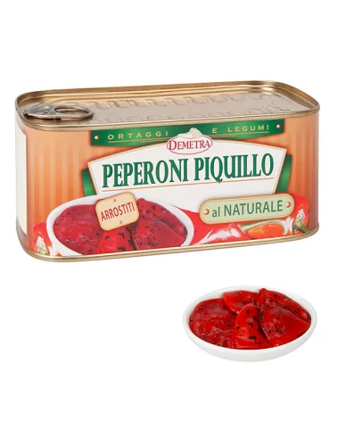 Demetra Roasted Piquillo Peppers Nat 720 Ml