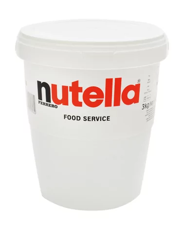 Nutella Plastic Jar Ferrero 3 Kg