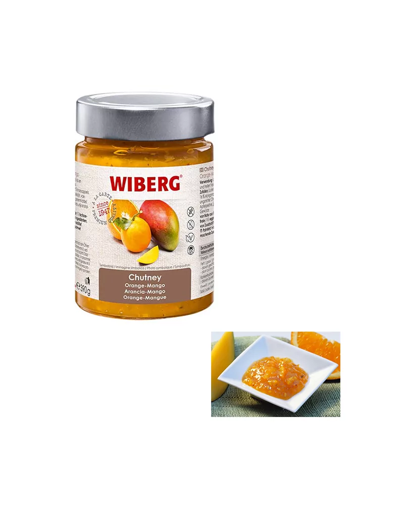 Wiberg Orange-mango Chutney 390 Grams