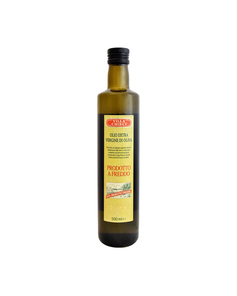 “特级初榨橄榄油100%意大利产 圆瓶 耐旧性 玻璃瓶 500毫升”