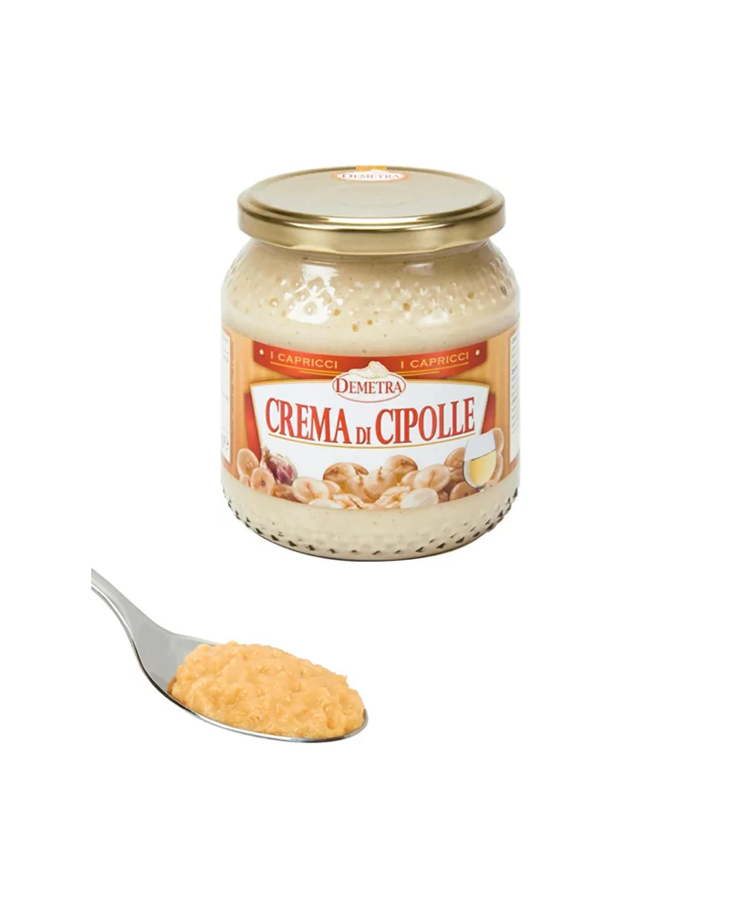 Demetra Onion Cream In Glass Jar 550 Gr