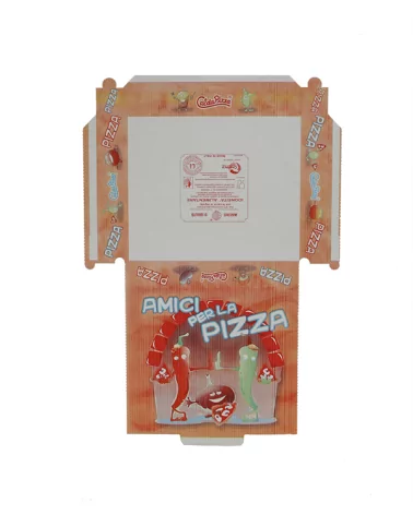 披萨盒26x22厘米 高4厘米 主题 65克内衬 100件装