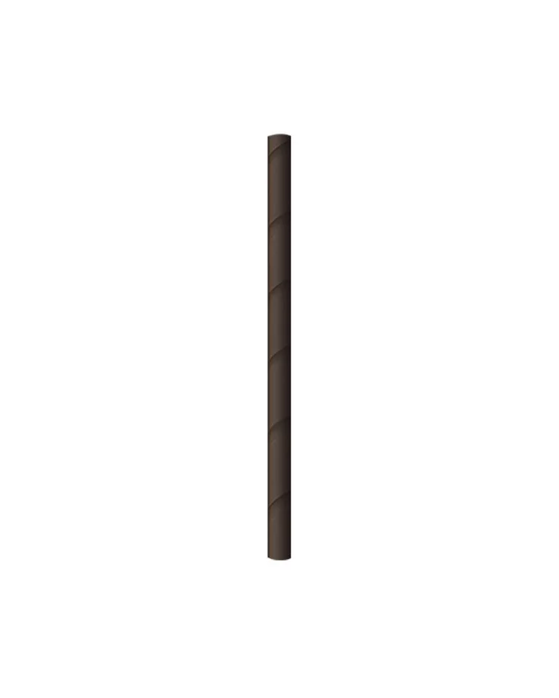 Black Paper Straws 7mm, 13.5cm, Pack Of 200