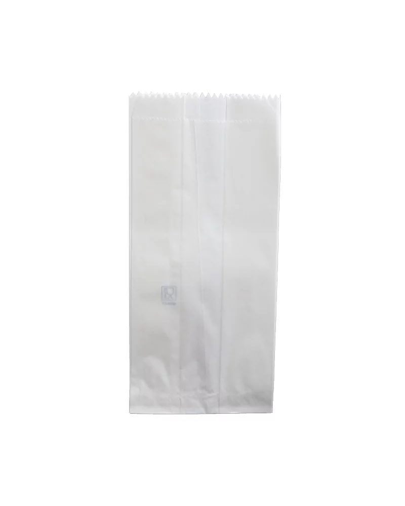 White Paper Food Bags 10x24 Cm 1330 Pieces