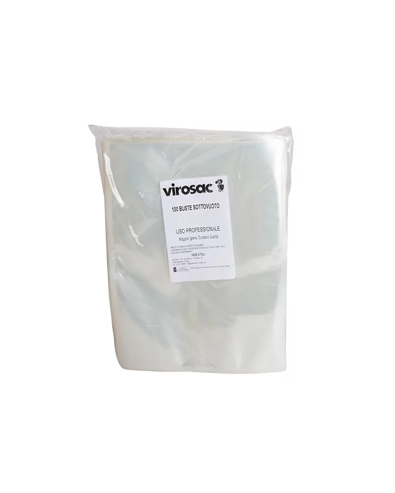 Smooth Vacuum Bag 15x25 Cm Virosac 100 Pieces