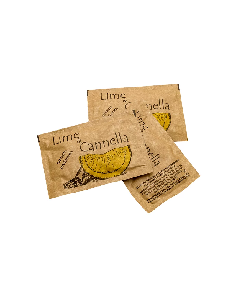 Lime And Cinnamon Hand Wipes Pack Of 1000