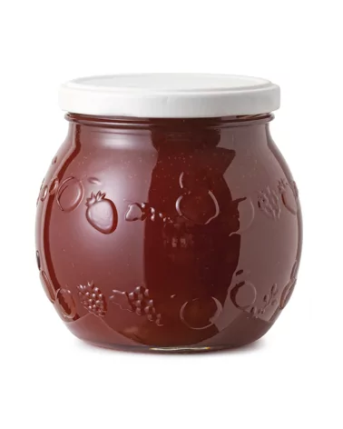 Strawberry Jam 50% Fruit In Jar, Net Weight 620g.