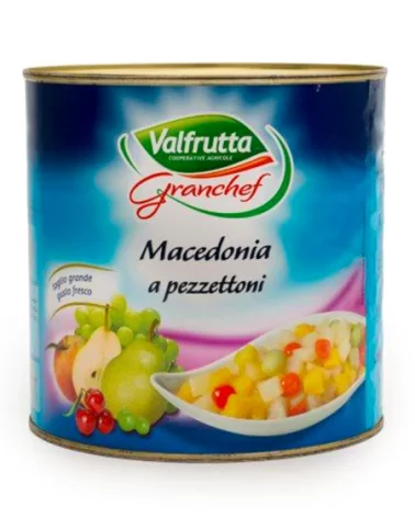 Macédoine 5 Fruits Coupe Grossière Scir Valfrutta Kg 3