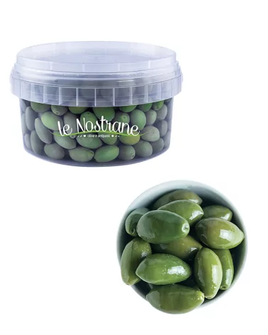 Beautiful Green Olives From Cerignola In Brine, Dried, 2 Kg
