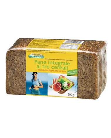Mestemacher Sliced Whole Grain 3-cereal Bread 500g