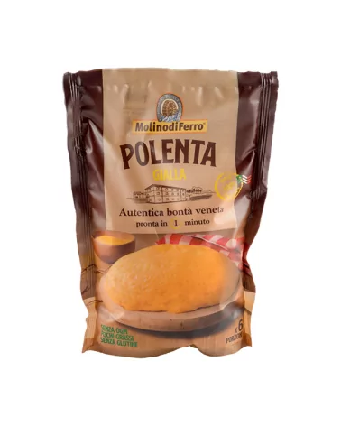 Instant Yellow Polenta Flour Gluten Free Iron Milled 360 Grams