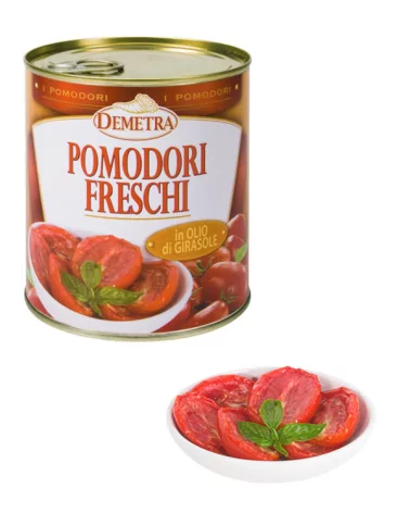 Fresh Cut Tomatoes Half Demetra 780 Grams