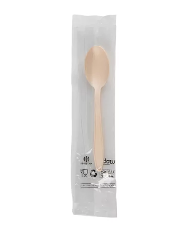 Compostable Teaspoon Packed 12 Cm 100 Pieces