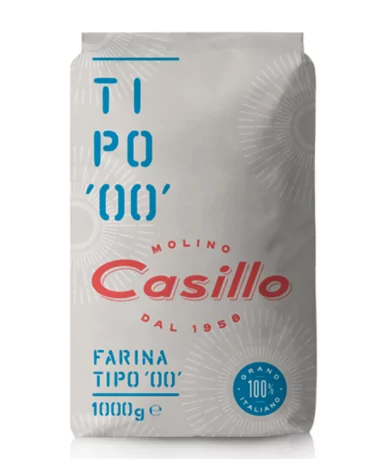 Farinha Tipo 00 100%ita Casillo Kg 1