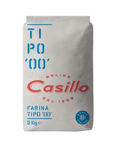 Farinha Tipo 00 100%ita Casillo Kg 5