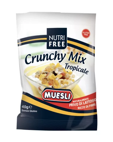 Mix Crujiente De Muesli Tropical Sin Gluten 40x20 Gr