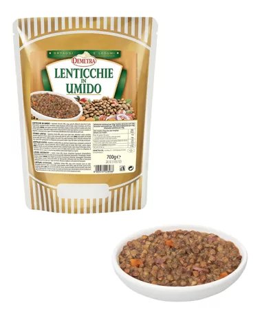Stewed Lentils Demetra Bag 700g