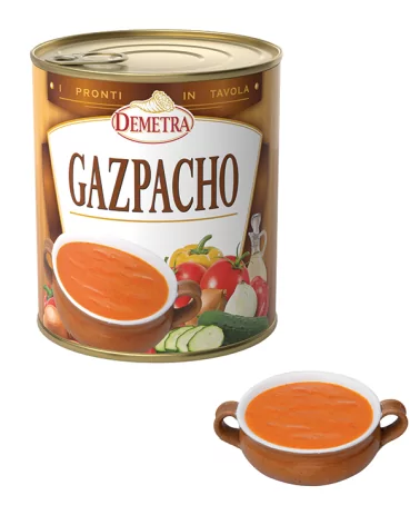 Gazpacho Sopa Fría De Verduras Demetra 820 Gr
