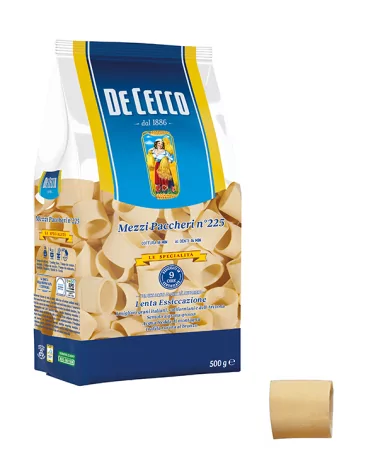 De Cecco Sem Spec 225 Mezzi Paccheri Gr 500 Se Traduce A De Cecco Sem Spec 225 Medios Paccheri Gr 500 En Español.